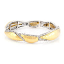 2TONE METAL BANGLE