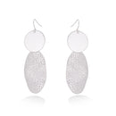 Silver-Tone Metal Earrings