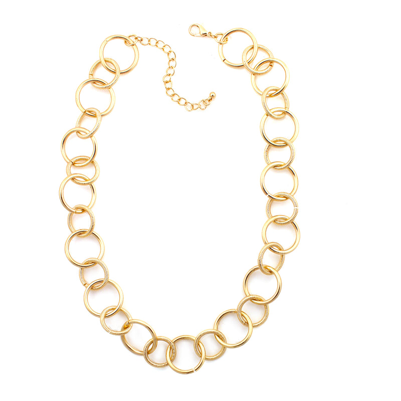 Gold-Tone Metal Necklace