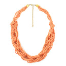 Coral Sead Bead Necklace