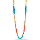 Gold-Tone Metal Multi Layered Seed Bead Necklaces