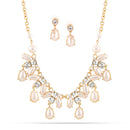 Gold-Tone Metal Cream Pearl Necklace