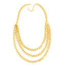 Gold-Tone Metal Chain Necklace