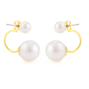 Gold-Tone Metal Stud Earrings