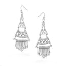 Silver-Tone Chandelier Earrings
