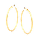 Gold-Tone Hoop Earrings