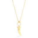 Gold-Tone Pendant Necklace