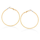 Gold-Tone Metal Earrings