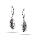 Silver-Tone Metal Drop Earrings