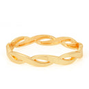 Gold-Tone Metal Hinged Bracelets