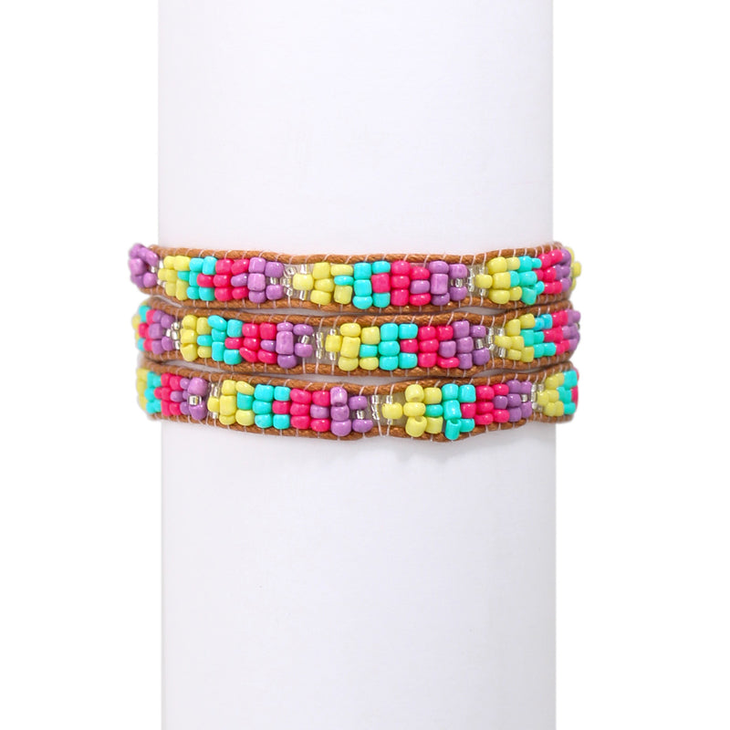 Multi Colored Seed Bead Indian Bracelets
