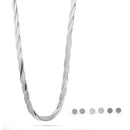 Silver-Tone Metal Earrings And Adjustable Lobster Claw Closure Necklaces