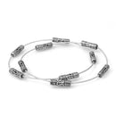 Rhodium 2Pcs Bracelets