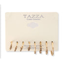 Gold Set Of 4 Post Earrings