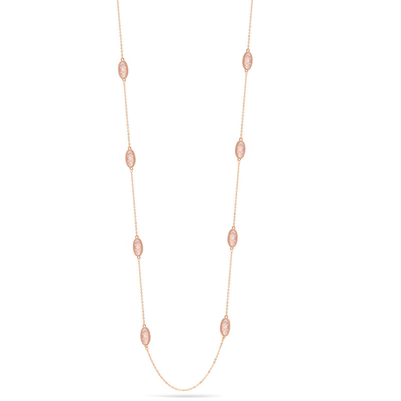 Rose Gold Long Necklace 