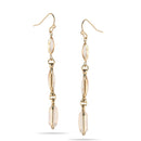 GOLD CRYSTAL CHANDELIER EARRINGS