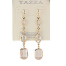 GOLD CRYSTAL CHANDELIER EARRINGS