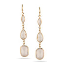 GOLD CRYSTAL CHANDELIER EARRINGS