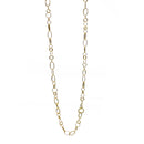 GOLD LINK CHAIN LONG NECKLACE