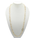 GOLD LINK CHAIN LONG NECKLACE