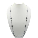 HEMATITE CHAIN LONG NECKLACE