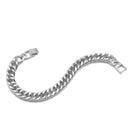 Silver Curb Chain Bracelet 7.5"– Bold Statement Link Jewelry for Men & Women