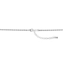 SILVER BUTTERFLY PENDANT PAVE CRYSTAL CHAIN NECKLACE