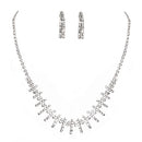 Fabulous Rinestone Bridal Wedding Necklace and Earrings Set