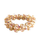 Topaz AB Glass Crystal Stretch Bracelet