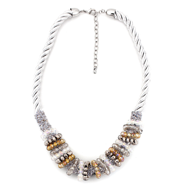 Multi Color Crystal Beads Necklace