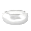 Shiny Silver Thick Hinged Bracelet