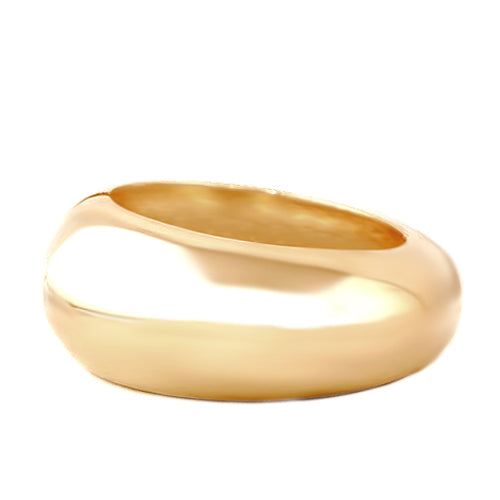 Shiny Gold Thick Hinged Bracelet