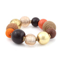 Multi Color Bead Stretch Bracelets