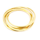 Gold-Tone Metal Set Of 5 Bangles