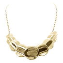 Shiny Gold Round Necklace