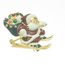 FW-PSANTA2 Santa Christmas Brooch Pin