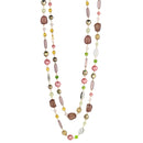 Gold-Tone Metal Beads Lobster Claw Closure Necklace