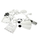 SILVER GIRL'S DAY OUT CHARM BRACELET