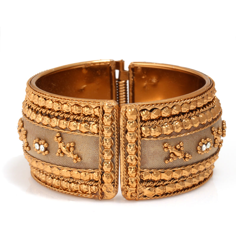 Bronze Hinged Bracelet