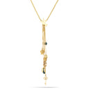 Gold-Tone Metal Mx Charm Necklace