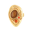 Gold-Tone Metal Adjustable Rings