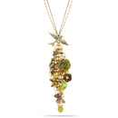 Gold-Tone Metal Mix Charm Necklace