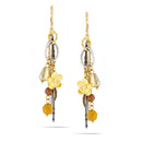 Gold-Tone Metal Charm Earrings