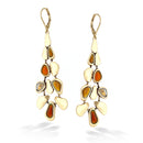 Gold-Tone Metal Dangle Earrings