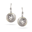 Mix Metal-Tone Crystal Earrings