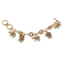 GOLD ELEPHANT CHARM BRACELET