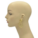 GOLD ROUND FILIGREE EARRINGS