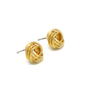 GOLD LOVE KNOT EARRINGS