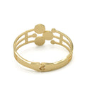 GOLD CREAM PEARL AND CRYSTAL BRACELET