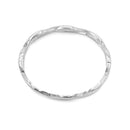 SILVER HINGED BRACELET